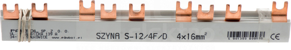S-12 16mm2 dzielona Szyna prądowa 4F