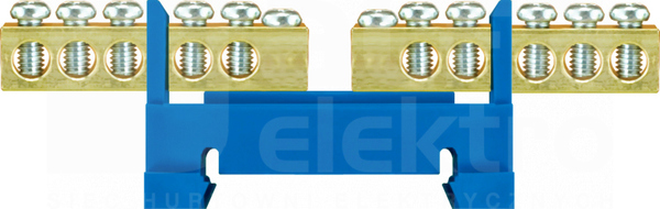 LZ10 2x5/N niebieski 2x5x16mm2 Listwa zaciskowa dzielona