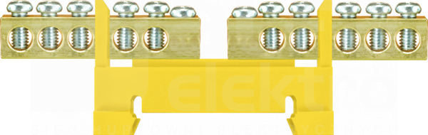 LZ10 2x5/Ż żółty 2x5x16mm2 Listwa zaciskowa dzielona