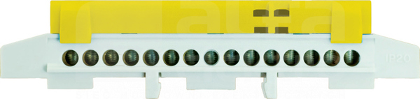 LZ 15/Ż żółty 15x16mm2 Listwa zaciskowa