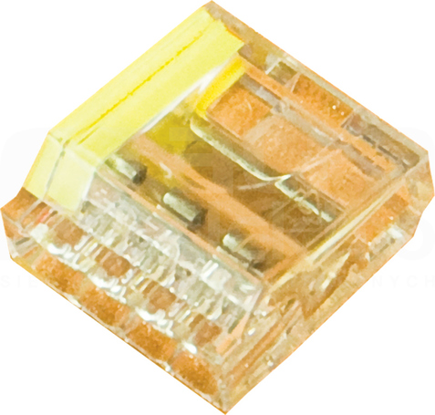 PC254-CL 4x(1-2,5mm2)przezr. Szybkozłączka instalacyjna