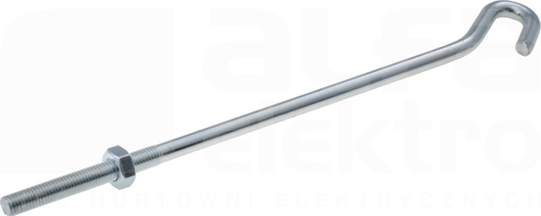 R.8264 fi10mm 300mm Uchwyt naciągowy z hakiem