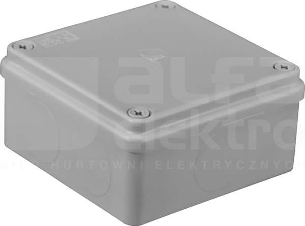 S-BOX 116 100x100x50 IP65 bez dł. Puszka natynkowa