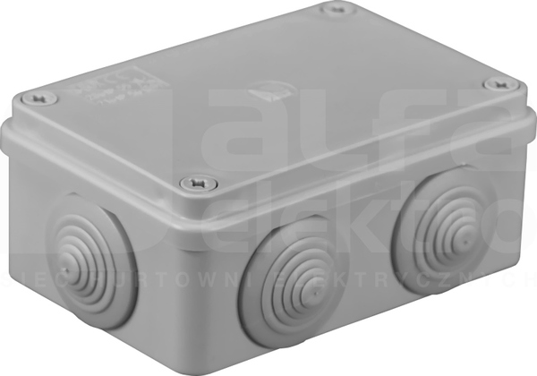 S-BOX 206 120x80x50 IP65 6 dł. Puszka natynkowa