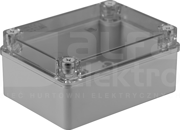 S-BOX 316-P 150x110x70 IP65 bez dł. Puszka natynkowa pokr.przezr.