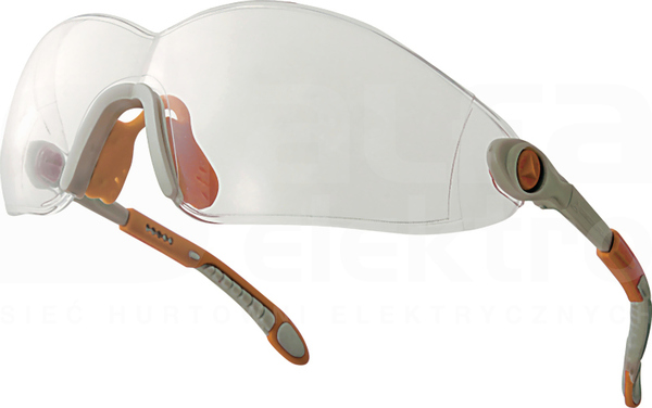 VULCANO2 CLEAR pomarańczowo-szary Okulary