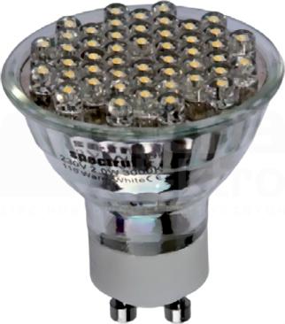 230V 2W GU10 48LED CW 110 LED SPECTRUM