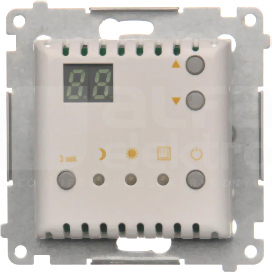SIMON54 biały Regulator temperatury z wyświetlacz+czuj.wewn