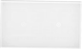 SIMON 54 Touch IP20 biały perła Panel dotykowy dwumodułowy