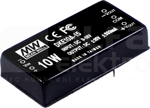 DKE10B-24 24VDC 210mA Przetwornica DC/DC