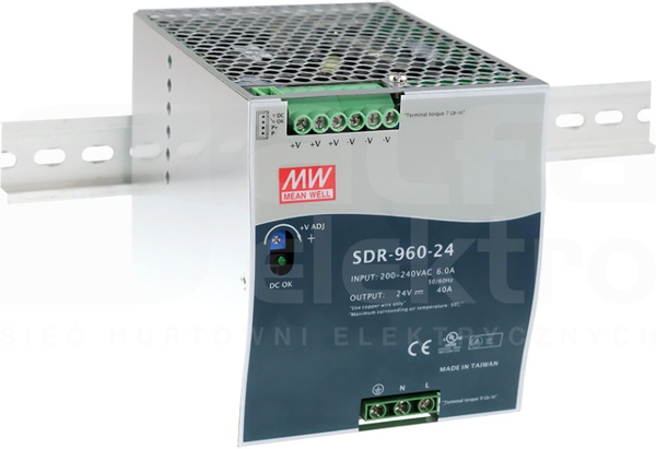 SDR-960-24 960W 24V/40A Zasilacz impulsowy