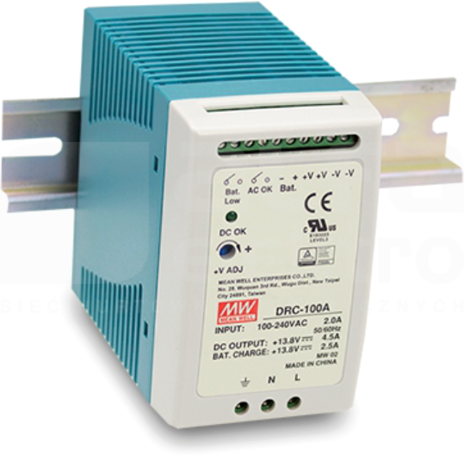 DRC-100A 100W 13,8V/7A 13,8V/2,5A Zasilacz buforowy