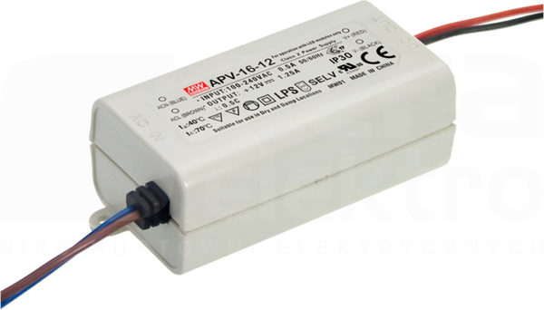 APV-16 16W 12V/1,25A Zasilacz LED