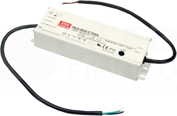 HLG-80H 80W 22-27V/2,04A IP65 Zasilacz impulsowy