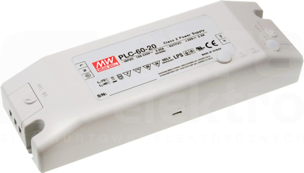 PLC-60-24 24V/2,5A Zasilacz LED