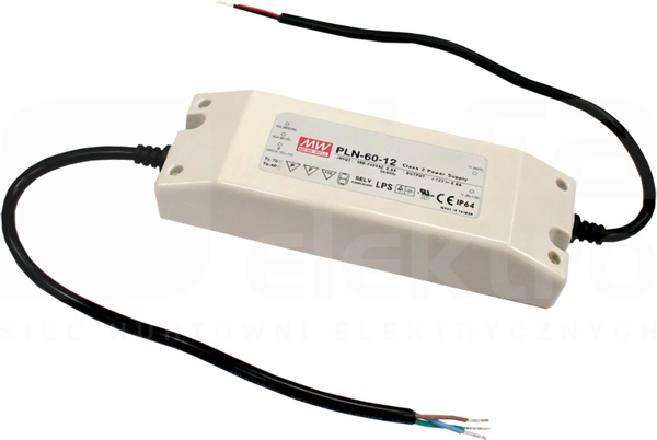 PLN-60 12VDC/5A Zasilacz LED