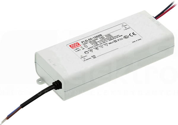60W 4-57VDC 1050mA 180-295VAC Zasilacz LED impulsowy
