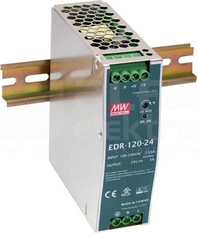 EDR-120 120W 24V/5A Zasilacz impulsowy