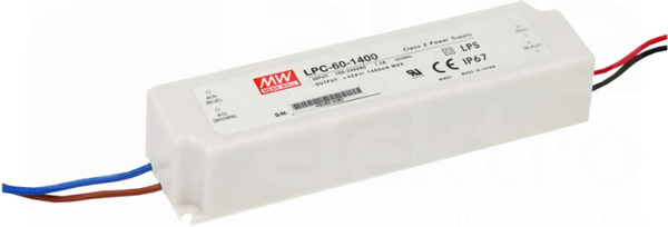 LPC-60 58,8W 9-42V IP67 Zasilacz LED