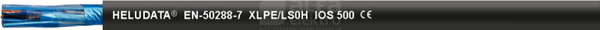 HELUDATA 2x2x0,75  XLPE/LS0H IOS 500 niebieski Przewód instrumentacyjny