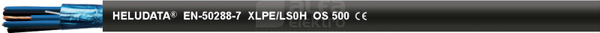 HELUDATA 1x2x0,75 XLPE/LS0H OS 500 czarny Przewód instrumentacyjny
