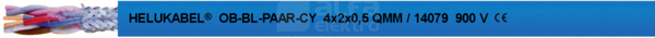 OB-BL-P-CY 2x2x0,75 nr nieb. Przewód sterowniczy ekranowany EEx