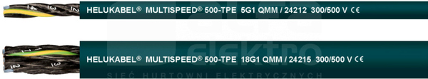 MULTISPEED-500-TPE 18G1 Przewód giętki łańcuchowy