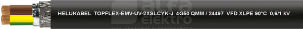 TF-EMV-UV-2XSLCYK-J 4G95/1kV Przewód falownikowy