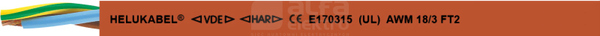 H05VV-F/UL 3G1,5 czarny Przewód warsztatowy (OWY)