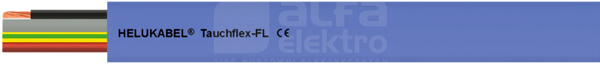 TAUCHFLEX-FL 4G25 /750V niebieski Przewód do pomp głębinowych