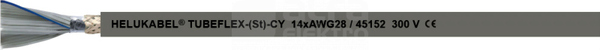 TUBEFLEX-(St)-CY 40x28 AWG Przewód sterowniczy