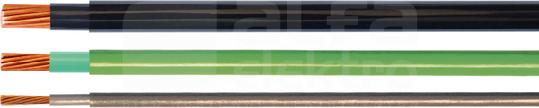 THHN/THWN AWG14 600V PVC+NYLON szary Przewód jednożyłowy (USA)