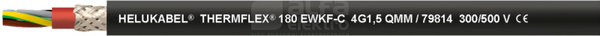 HELUTHERM 180 EWKF-C 2x0,75 Przewód wysokotemperaturowy