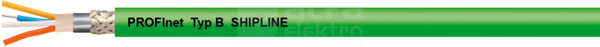 PROFINET B 2x2x0,75 zielony Przewód do transmisji danych