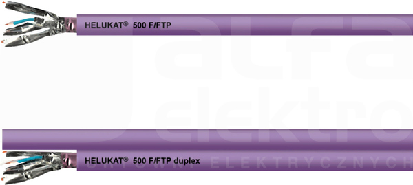 HELUKAT500 F-FTP 4x2xAWG23/1 Przewód teleinformatyczny ekranowany