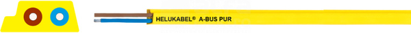 A-BUS PUR 2x1,5 żółty Przewód do transmisji danych