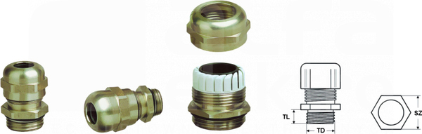 HSK-INOX M20x1,5  9-14mm Dławnica ze stali nierdzewnej