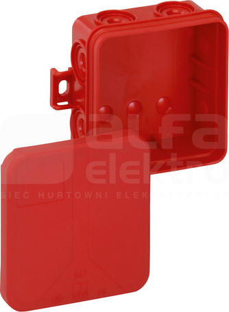 SD 7 SB-L 75x75x37 IP55 czerwony Puszka łączeniowa