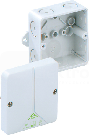 ABOX 025 AB-L 80x80x52 IP66 Puszka łączeniowa
