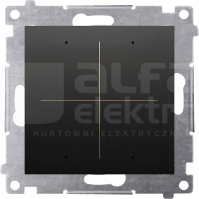 SIMON54 16A czarny mat Łącznik poczwórny elektroniczny