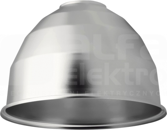LUGSFERA fi480 gładki Klosz alu z otworem