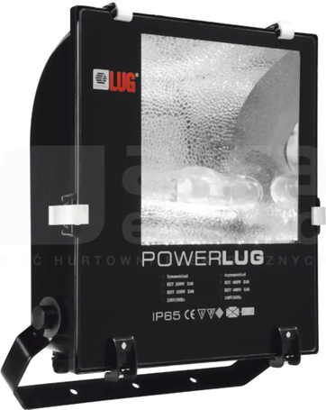 POWERLUG2 250W E40 SYM CZARN IP65 Naświetlacz