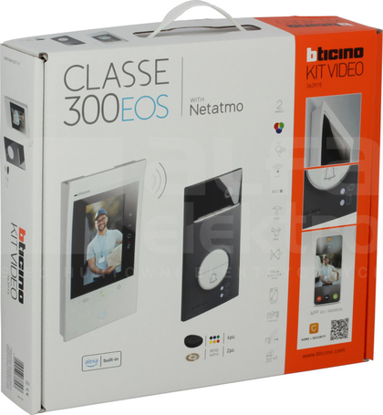 AV KIT C300EOS+L3000 czarny Wideodomofon zestaw