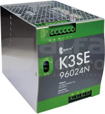 K3SE  96024N 500/ 24VDC 40A Zasilacz