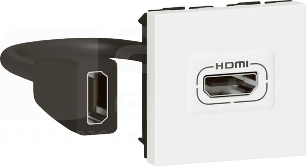Mosaic M45 B GN HDMI 2M Z PRZEWODEM Gniazdo HDMI