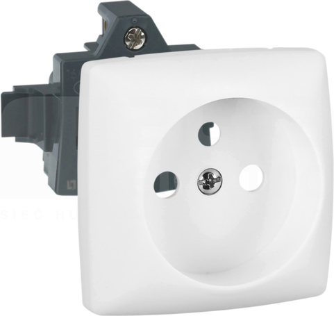 OTEO 2P+Z biały Mechanizm gniazda