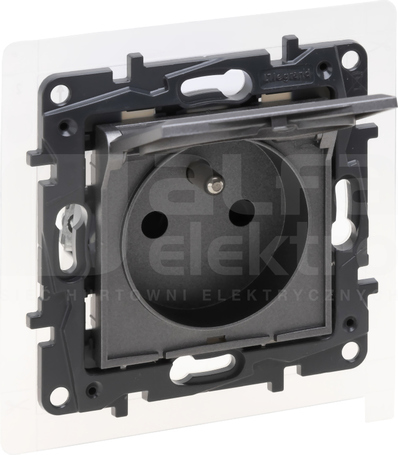 NILOE STEP 2P+Z IP44 stalowy Gniazdo