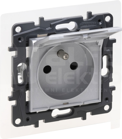 NILOE STEP 2P+Z IP44 aluminium Gniazdo