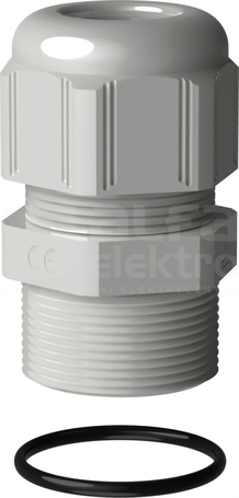 M20x1,5 IP68  RAL7035 Dławik plastikowy