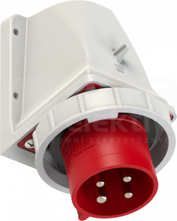 32A 4P 400V IP67 Wtyczka odbiornikowa nikiel